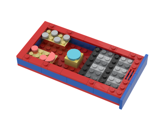 A brick-built rack-mount storage unit